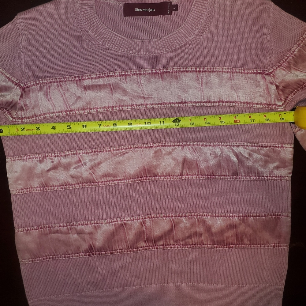 Sies marjan pink silky soft womens sweater.